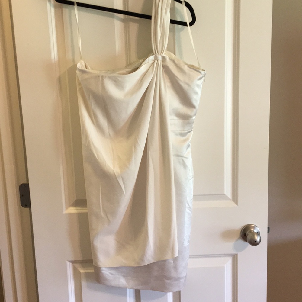 White cocktail dress
